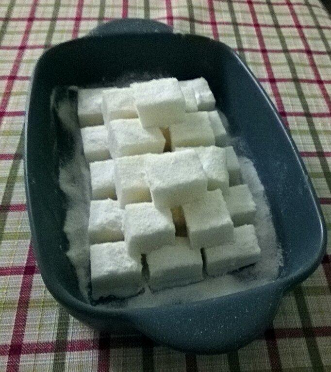 [无奶油]椰奶冻/椰丝小方