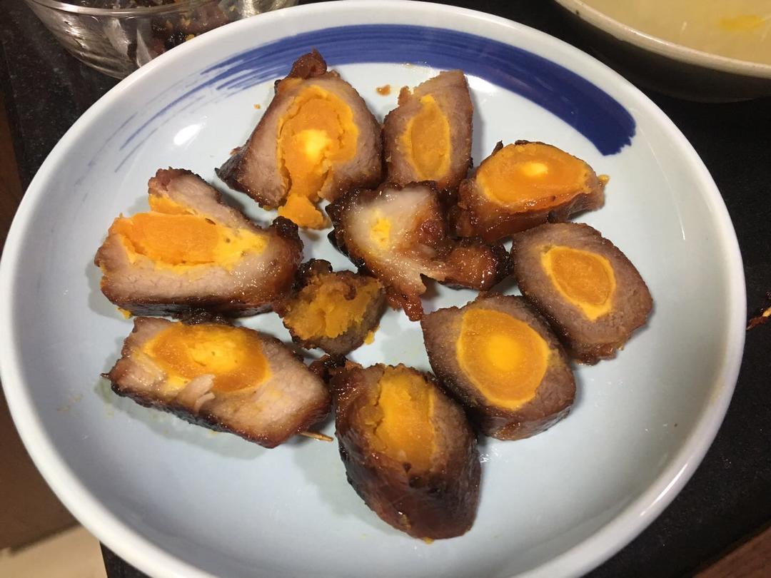 咸蛋叉烧肉（好吃得爆炸）