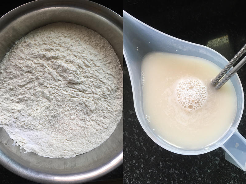 纯奶手撕吐司的做法 步骤1