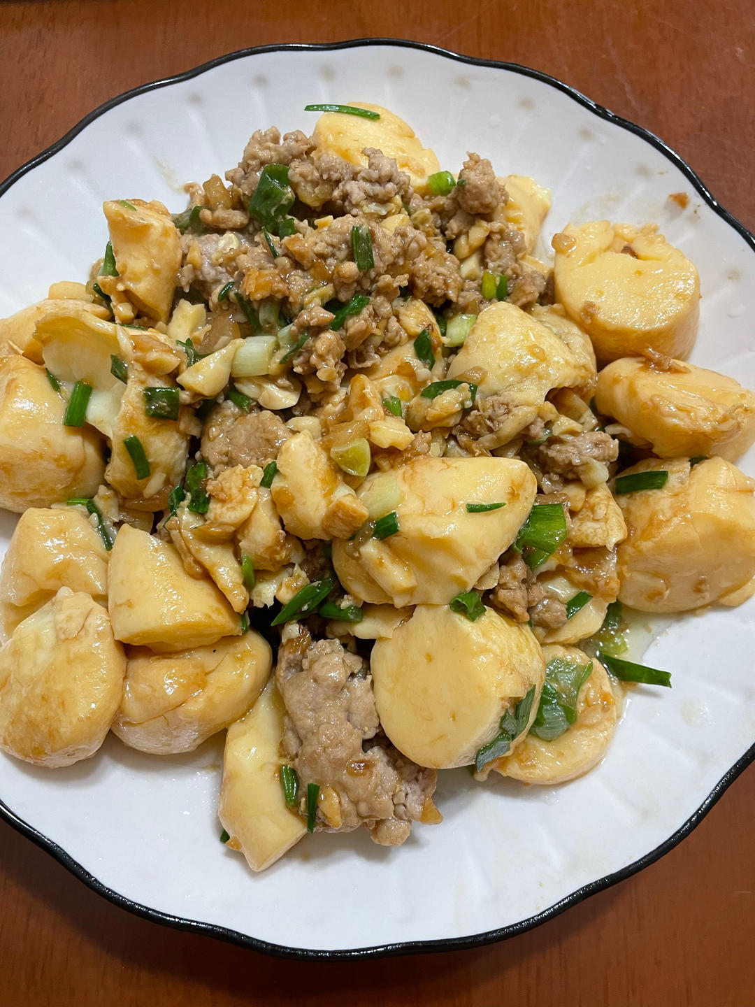 肉末日本豆腐（下饭家常菜）