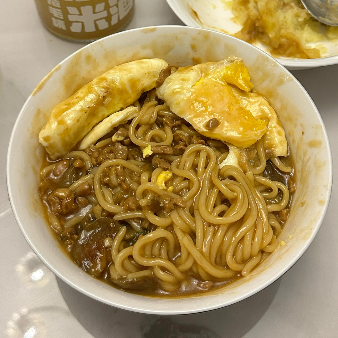 肉沫茄子焖面