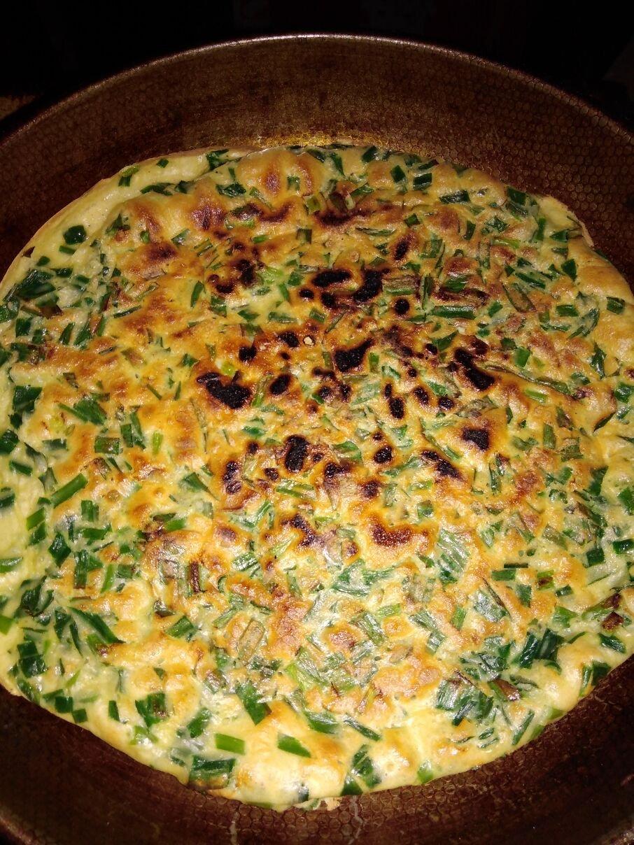 韭菜鸡蛋饼
