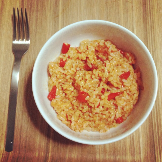 红色系茄汁炒饭