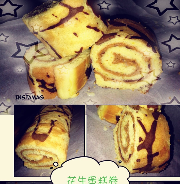 草莓酱蛋糕卷