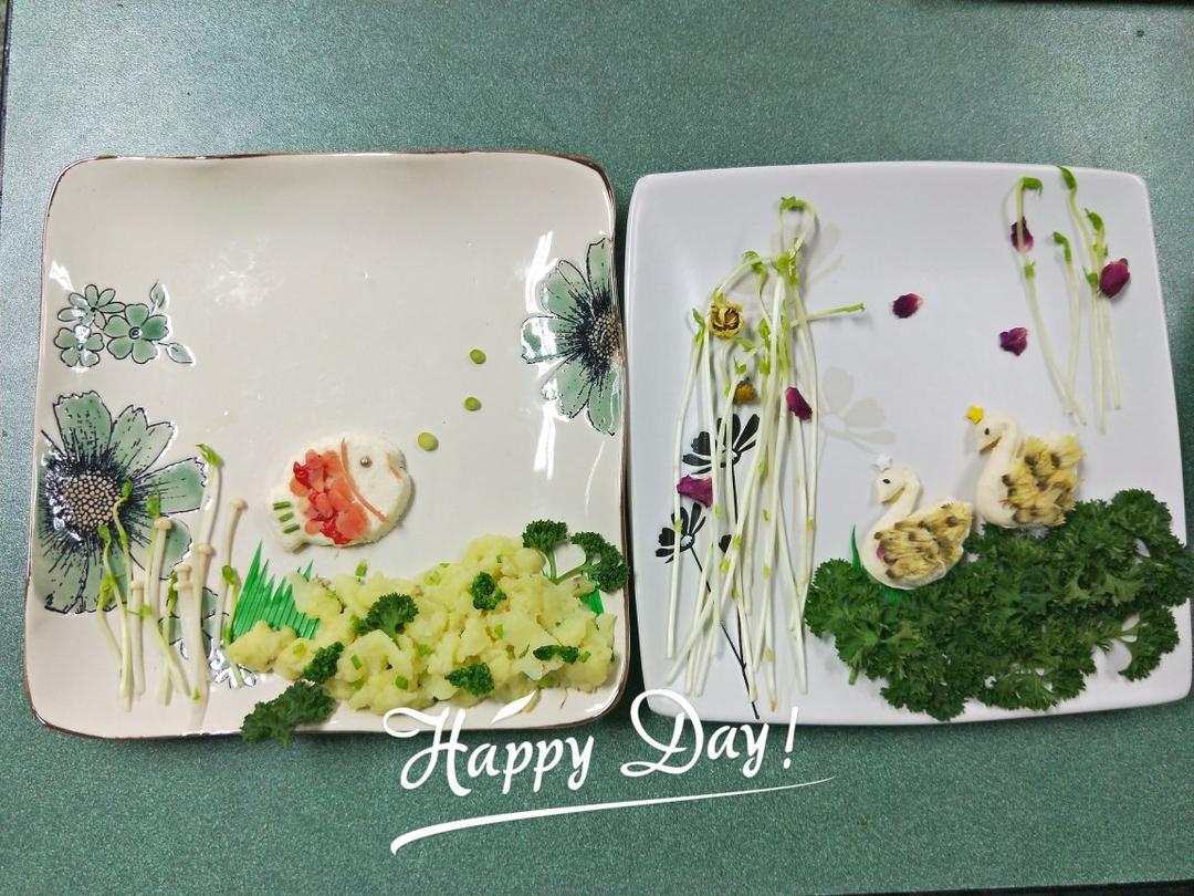 我的蔬果盘画（花鸟虫草集）