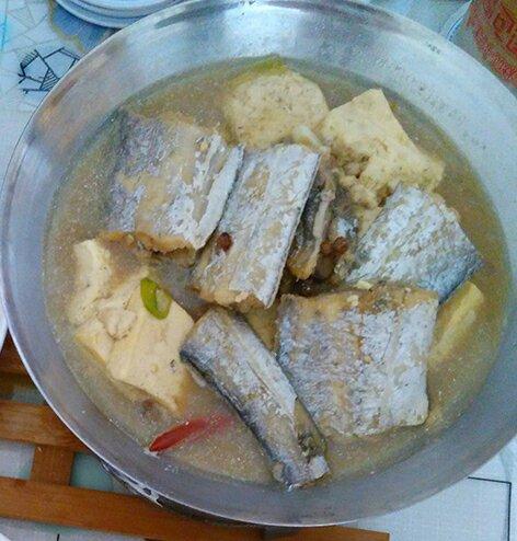 锅仔带鱼炖豆腐