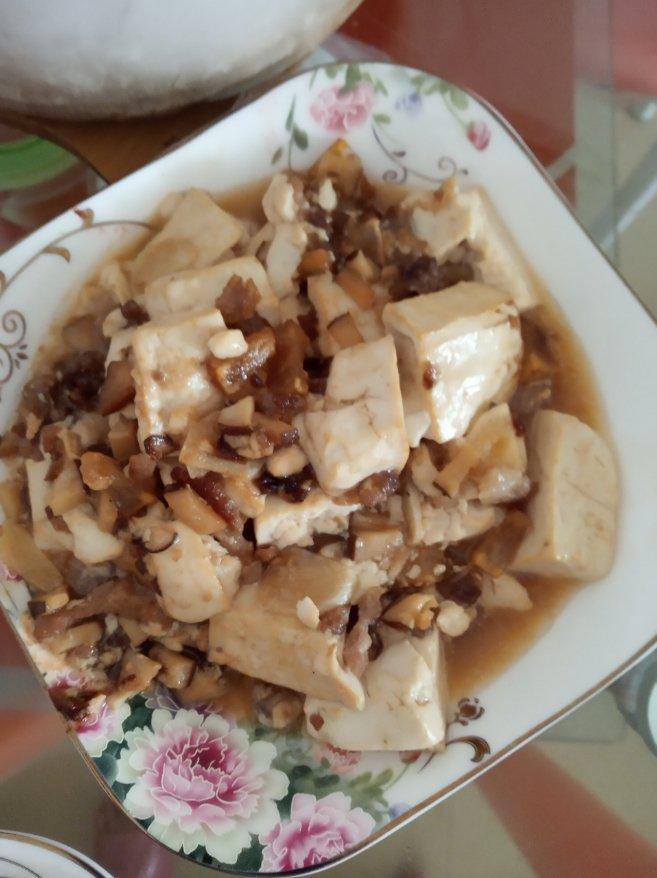 超级下饭的香菇肉沫豆腐
