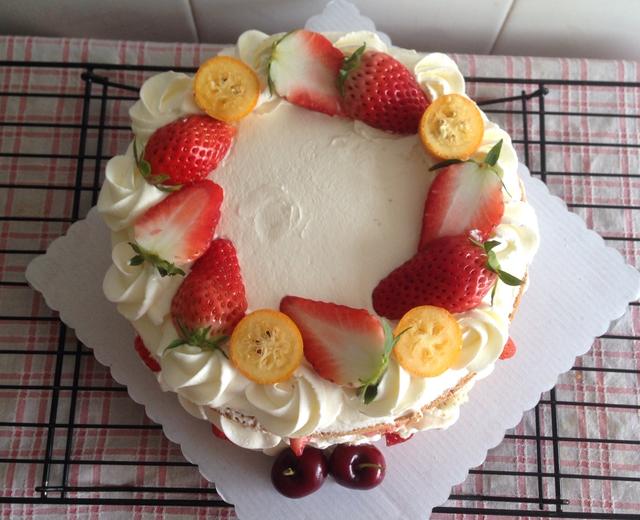 草莓裸蛋糕的做法
