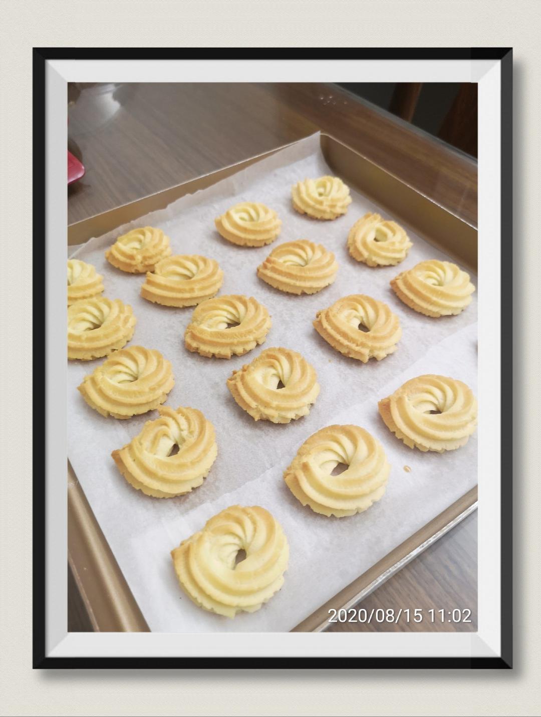 漂亮纹路的曲奇饼干