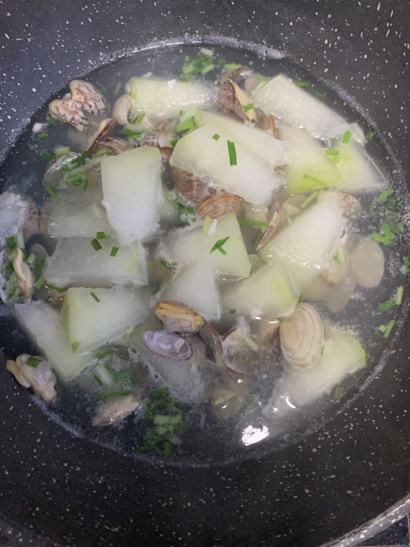 冬瓜花蛤汤（夏季鲜汤）的做法 步骤6