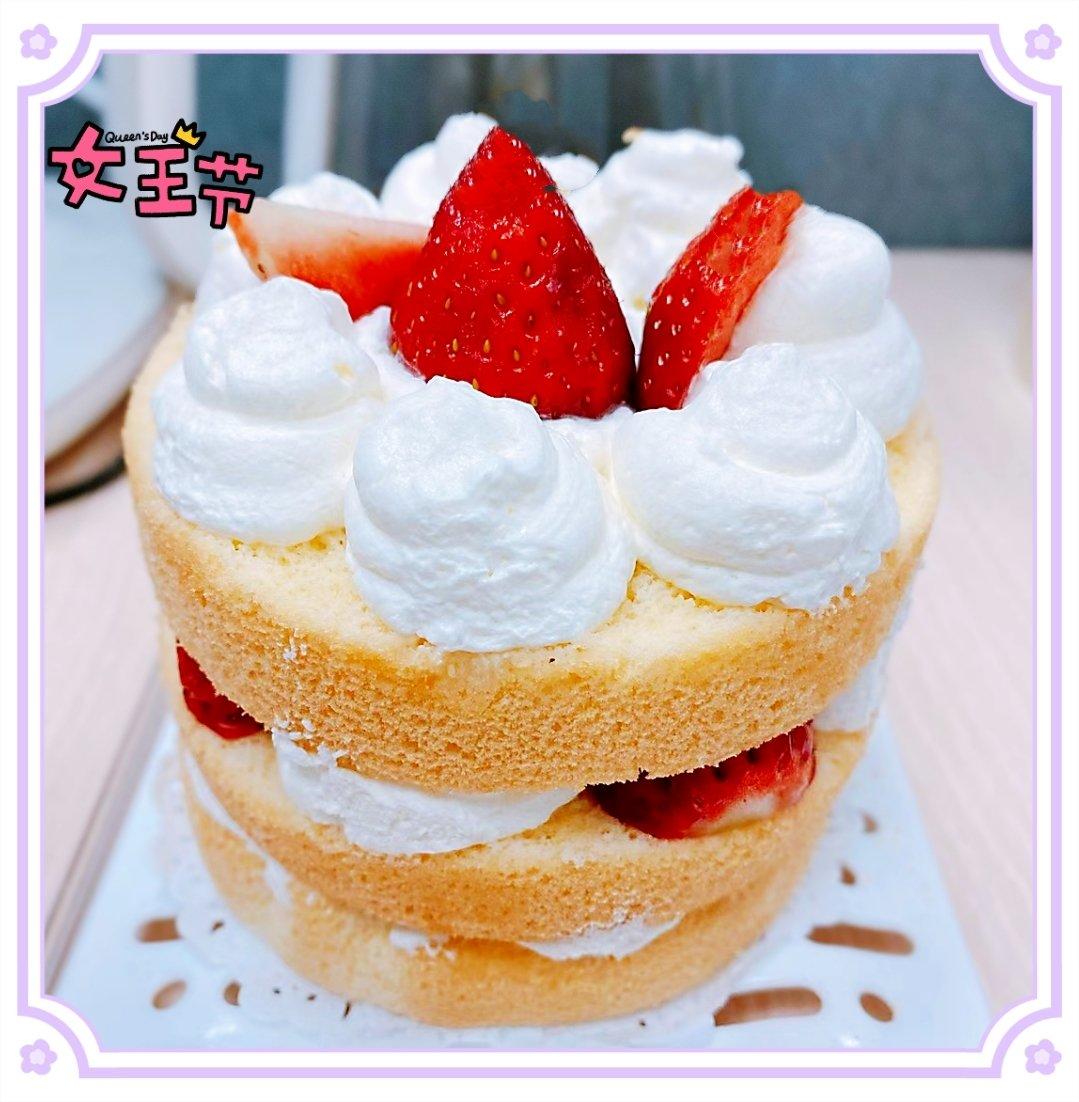 基础戚风（好记、适合奶油抹面、裱花的蛋糕体）