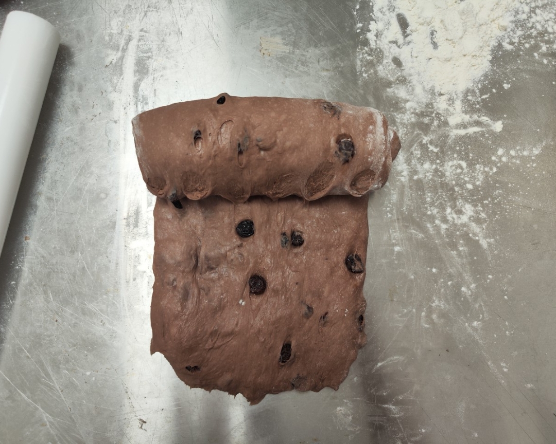 70％冷藏中种🍷红酒巧克力砖吐司🍫的做法 步骤15