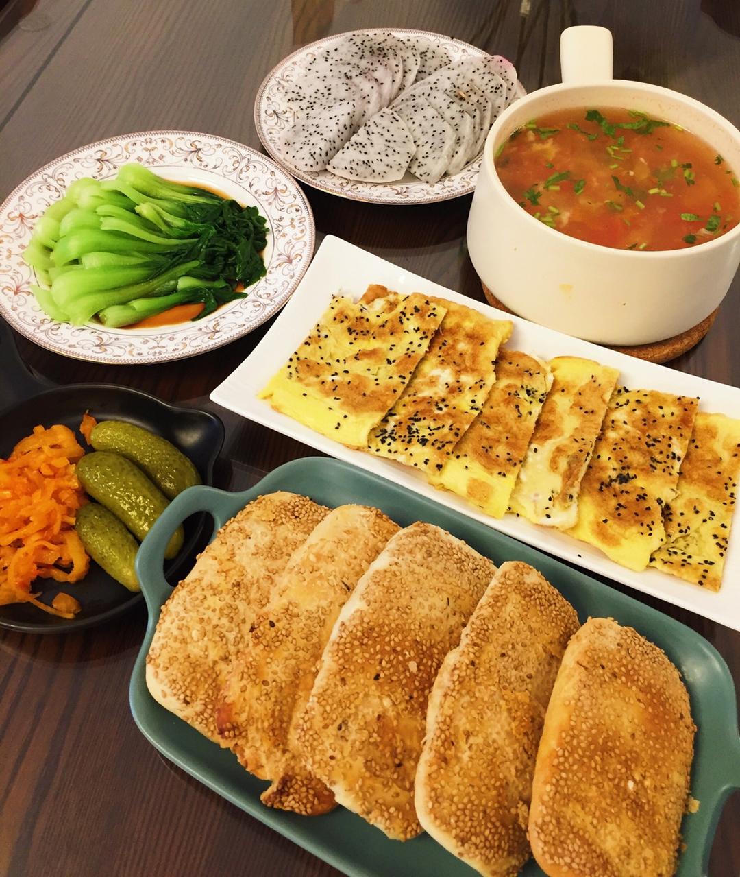 长夹烧饼