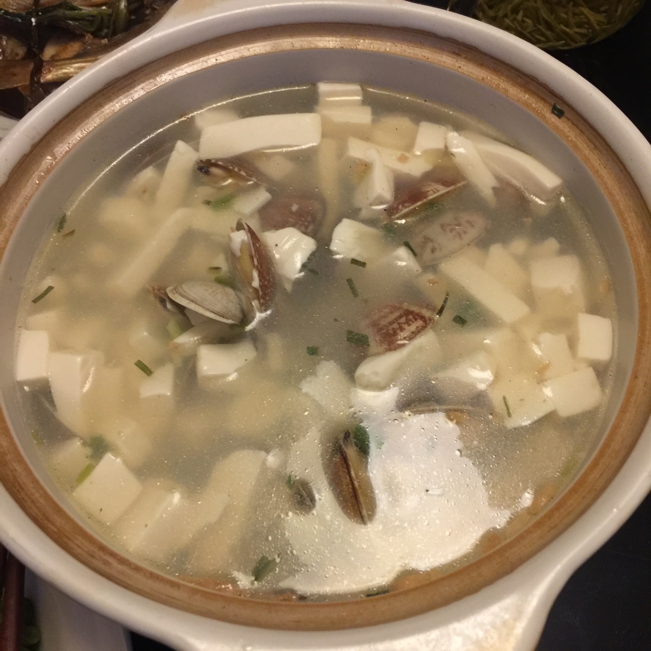 蛤蜊豆腐汤天下第一鲜
