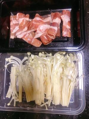 日本料理店能有的口味——金针菇肥牛卷的做法 步骤1