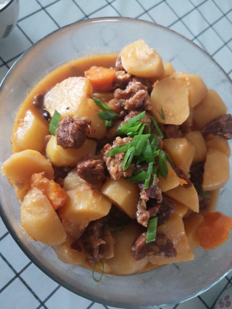 suntown做的土豆炖牛肉高压锅版