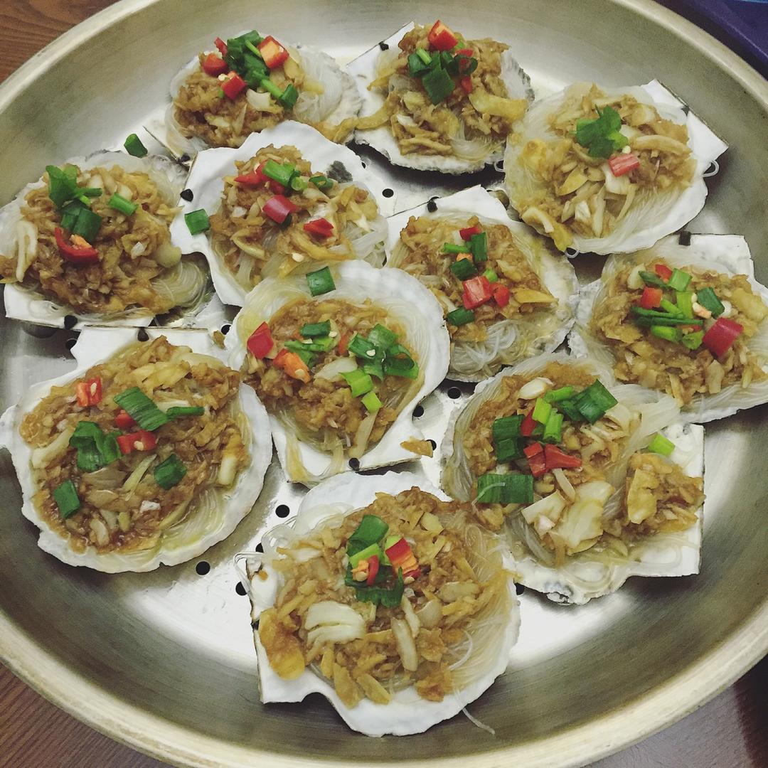 蒜蓉粉丝蒸扇贝