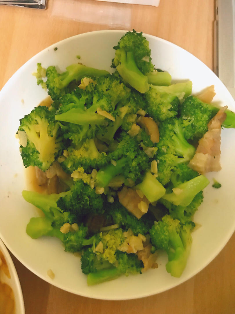 西兰花炒腊肉