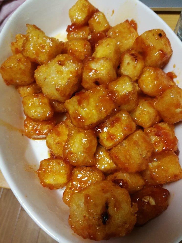 茄汁脆皮豆腐