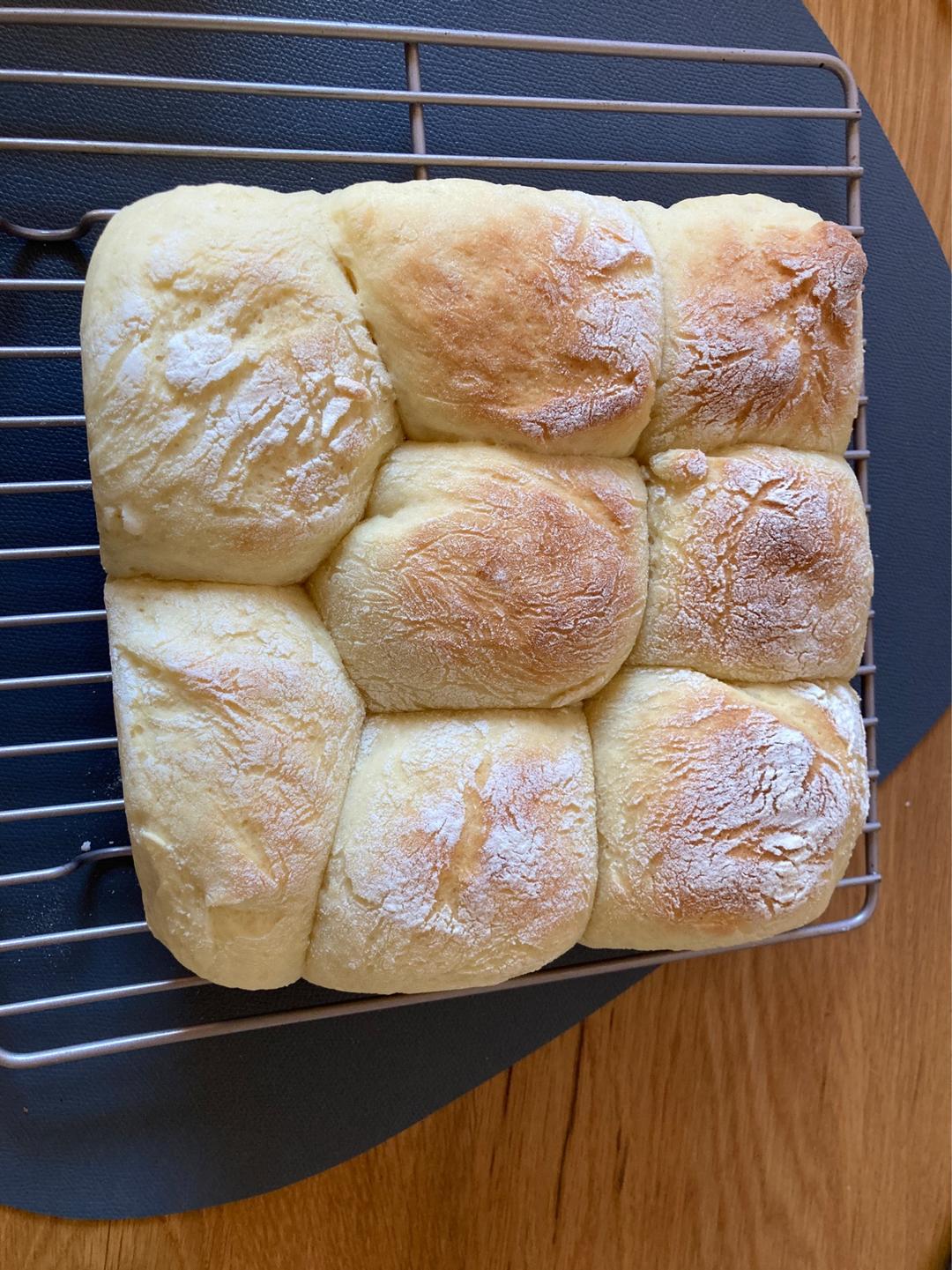 不用揉面的日式软面包