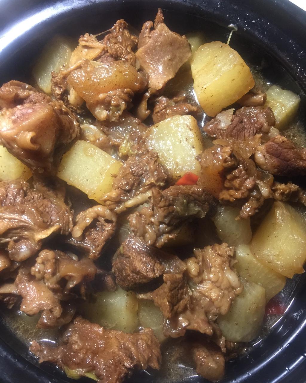 快活虎55做的萝卜炖牛肉