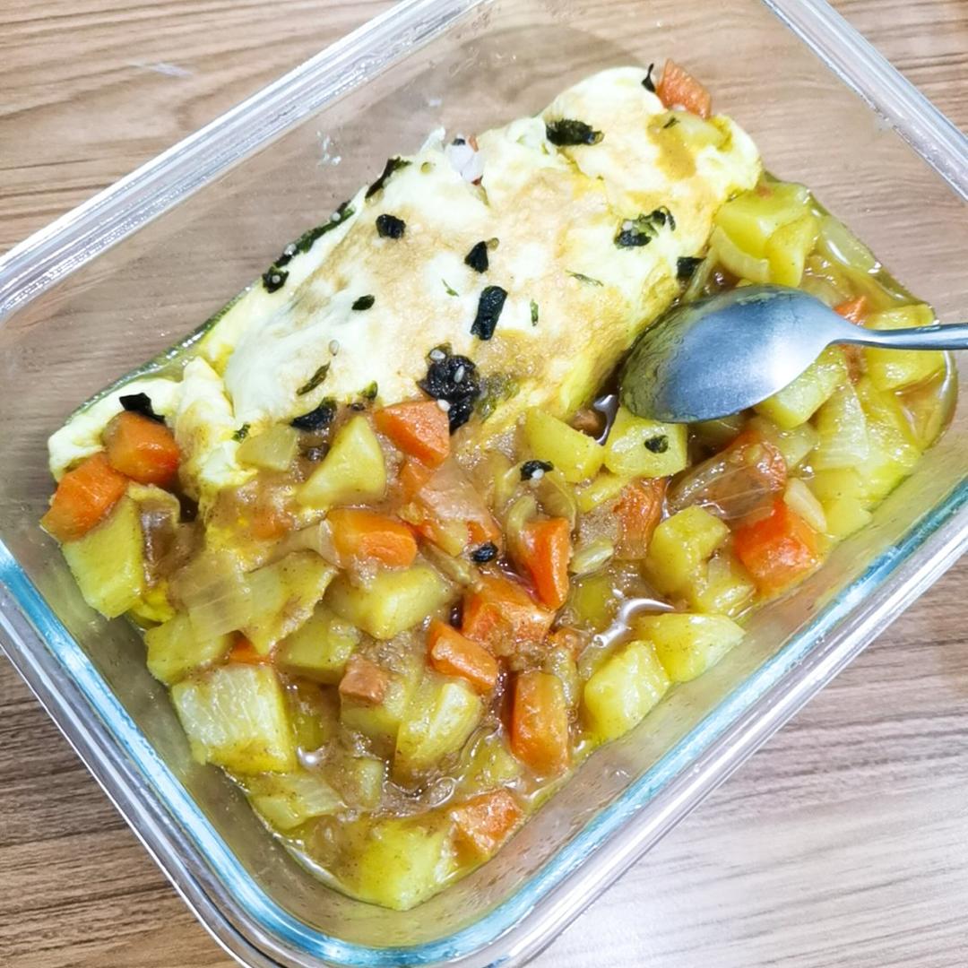 这是头牌了丨好吃的飞起来～🍛咖喱蛋包饭