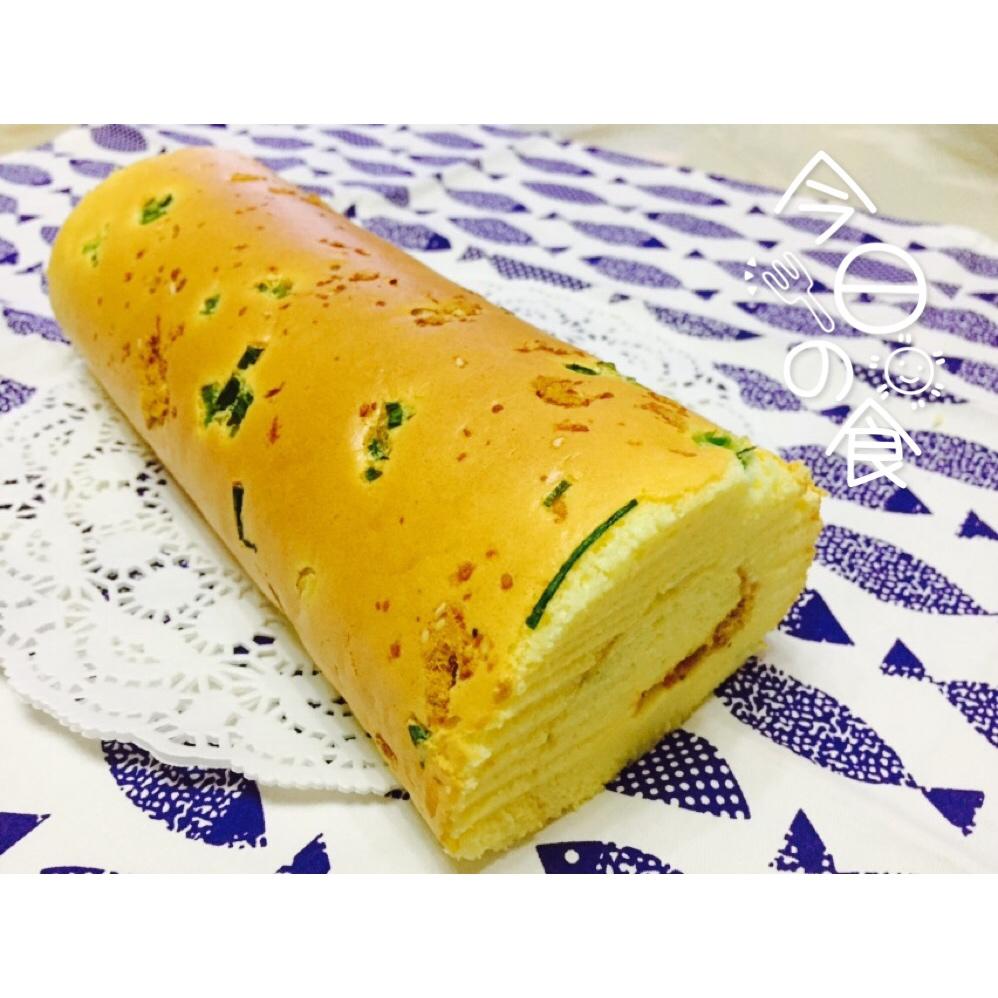 香葱肉松肥蛋糕卷～