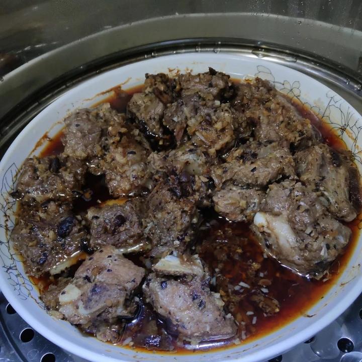 家常菜～豉汁蒸排骨