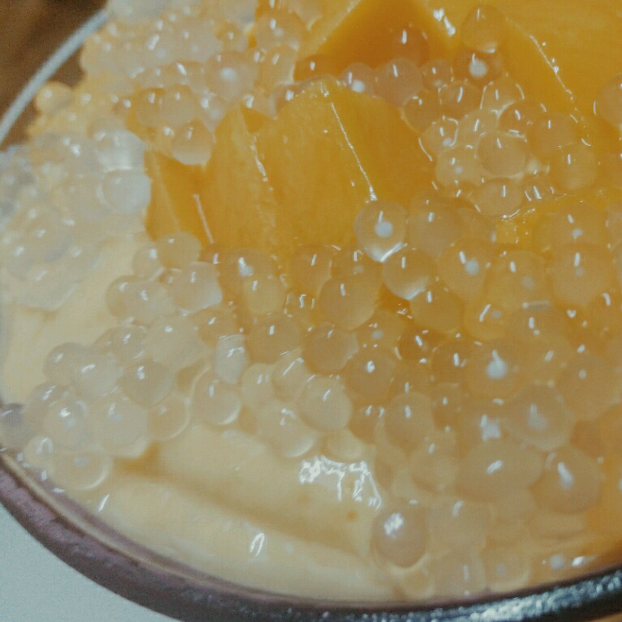 不输甜品店的杨枝甘露