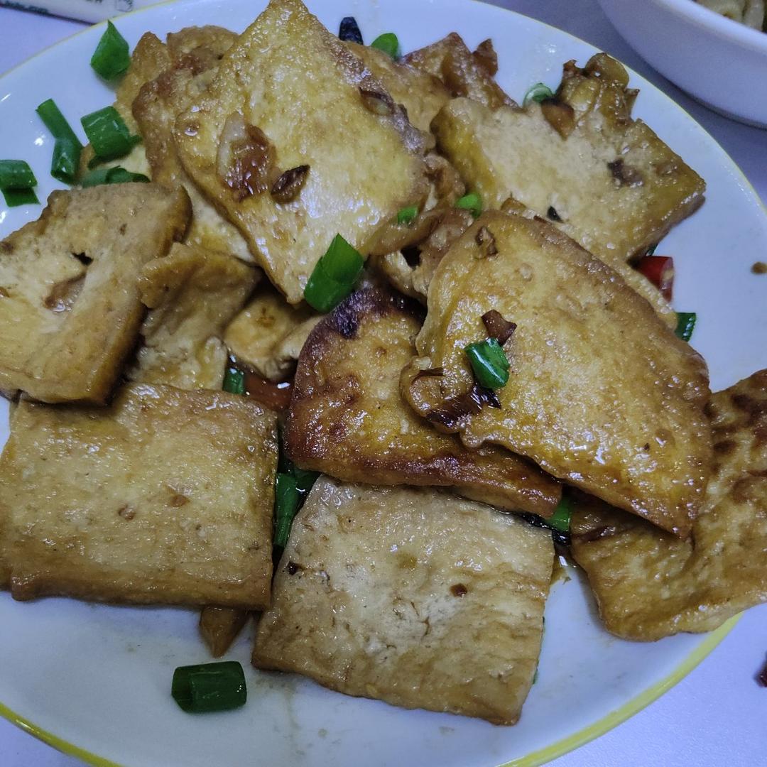 蒜香煎豆腐 炒鸡无敌美味