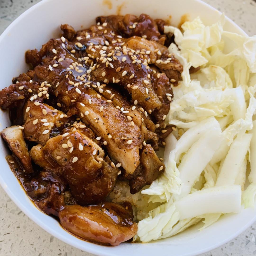 照烧鸡腿饭