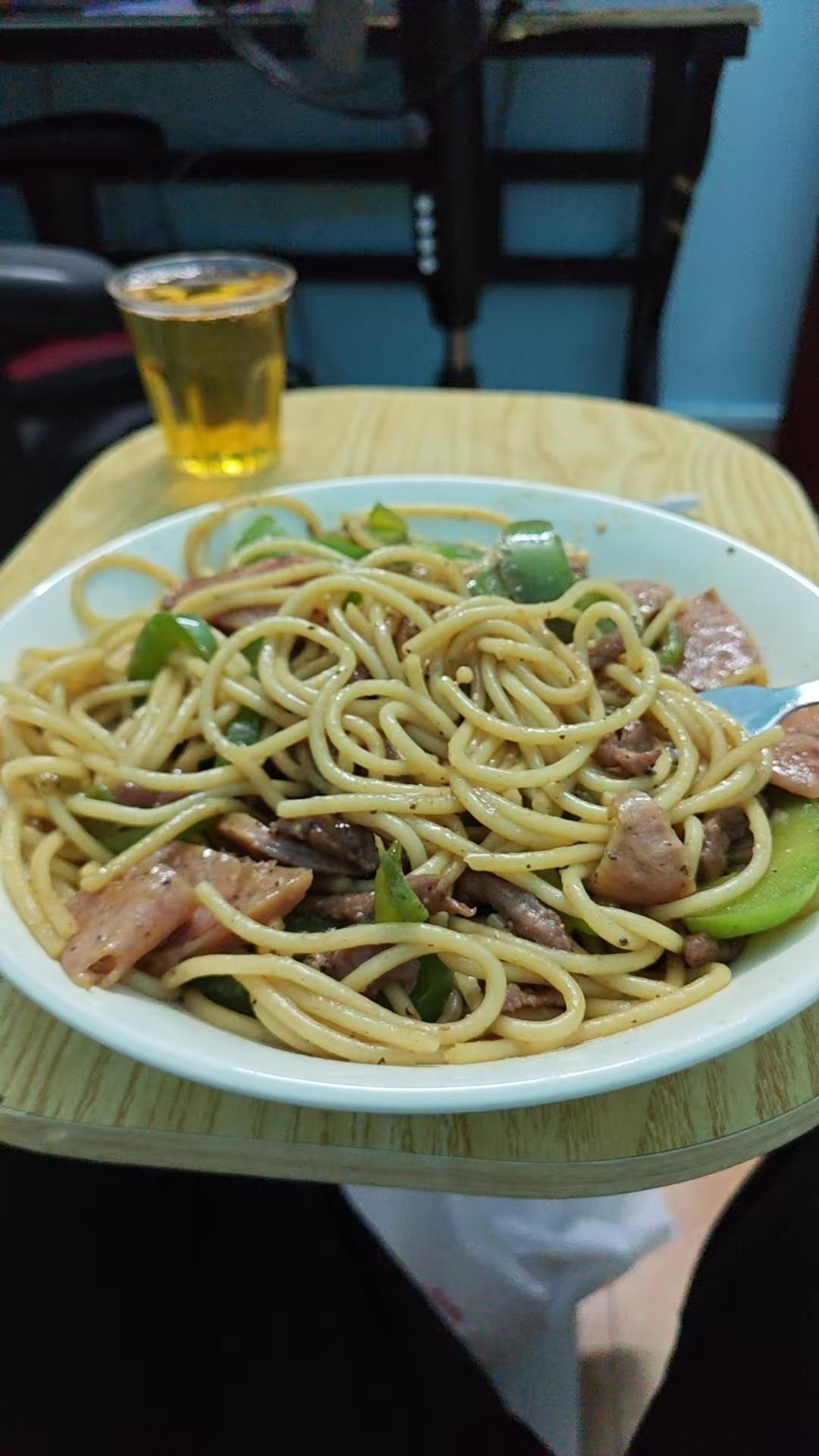 比餐厅好吃的黑椒牛柳意面🍝零失败简单教程