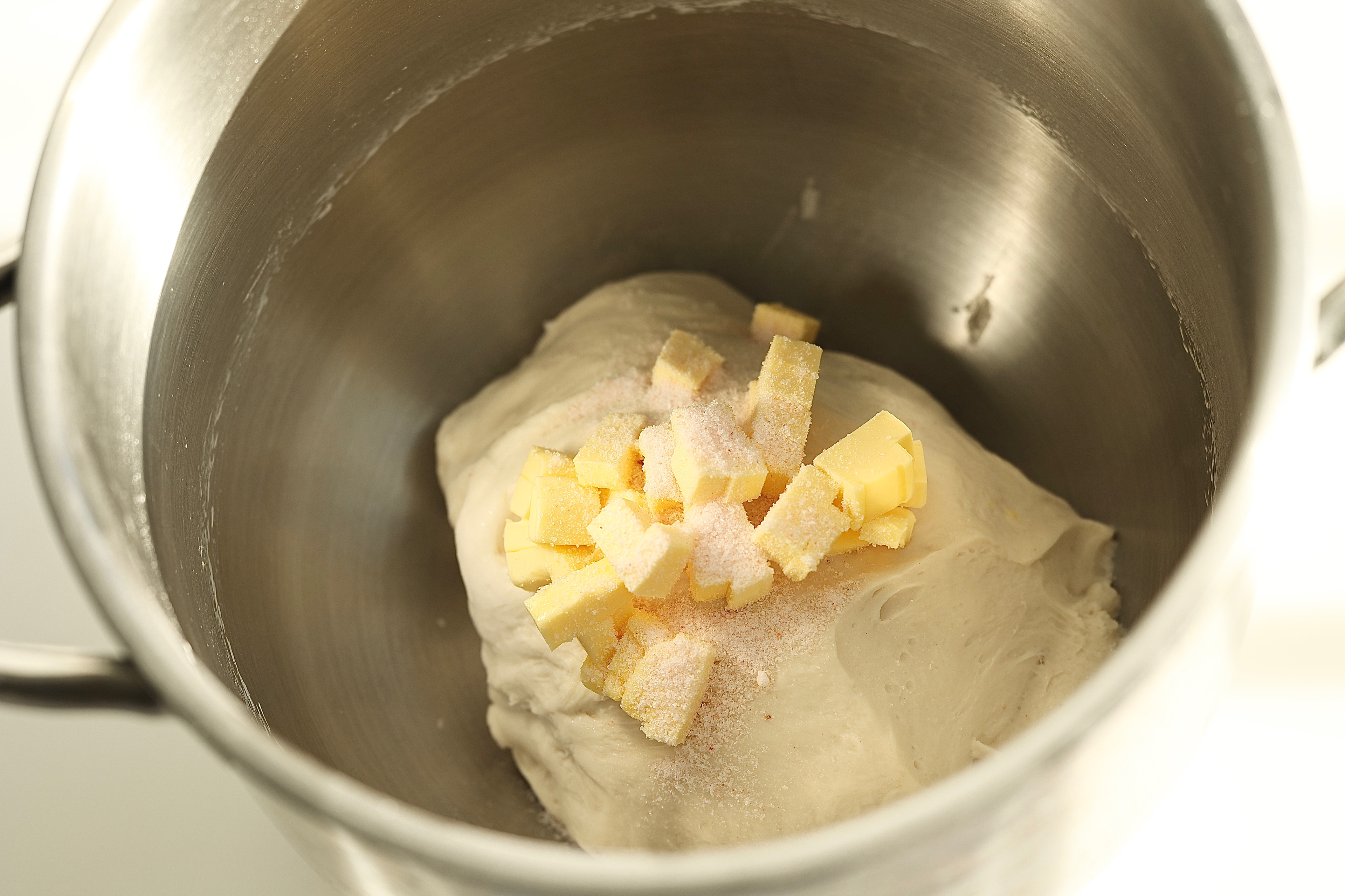黑芝麻海盐卷/日式盐面包的做法 步骤3