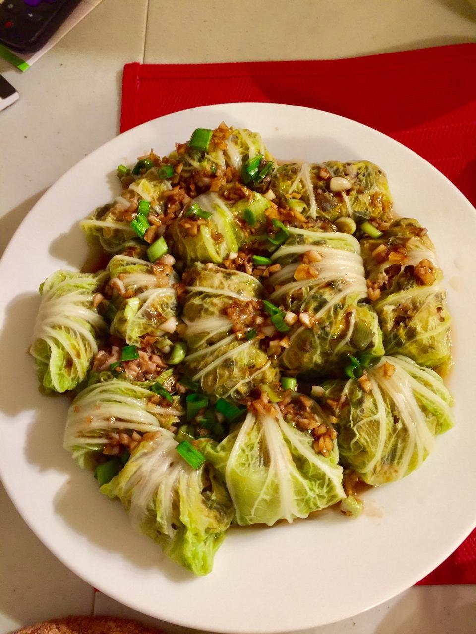 肉酿白菜卷