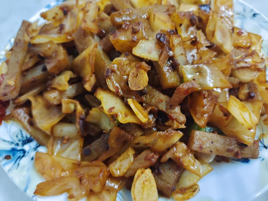 泡菜炒魔芋