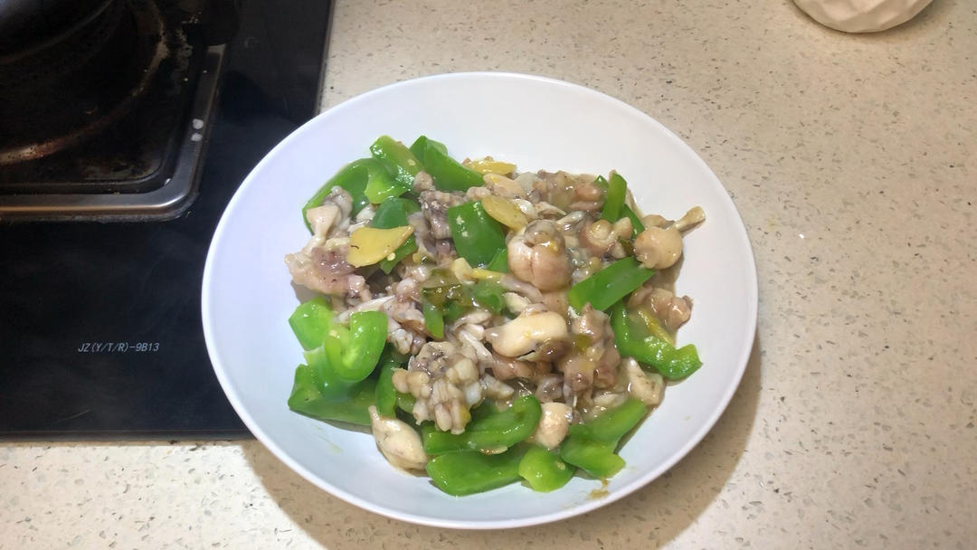 青椒炒牛蛙(哈灵面馆味道)