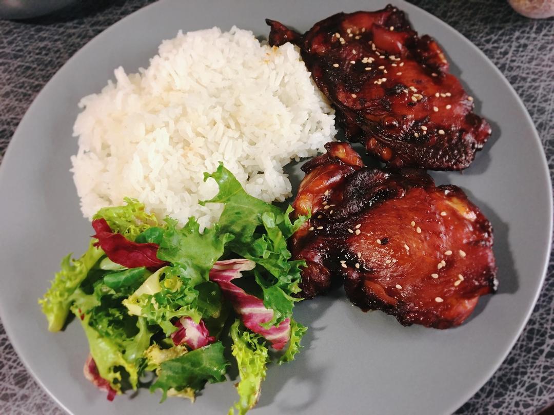 【照烧鸡腿饭】