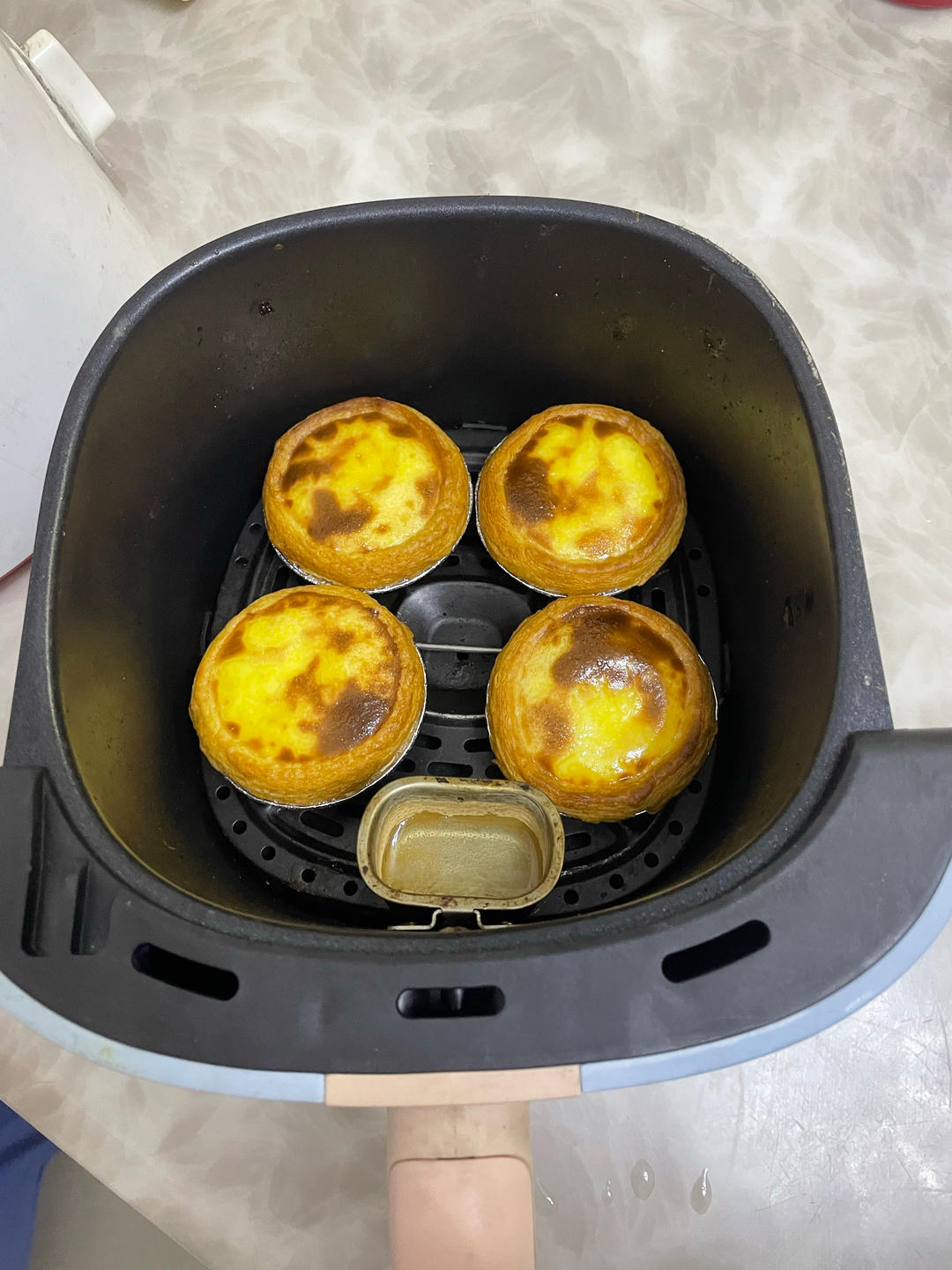 空气炸锅版全蛋葡式蛋挞『秒杀KFC』悠伴空气炸锅