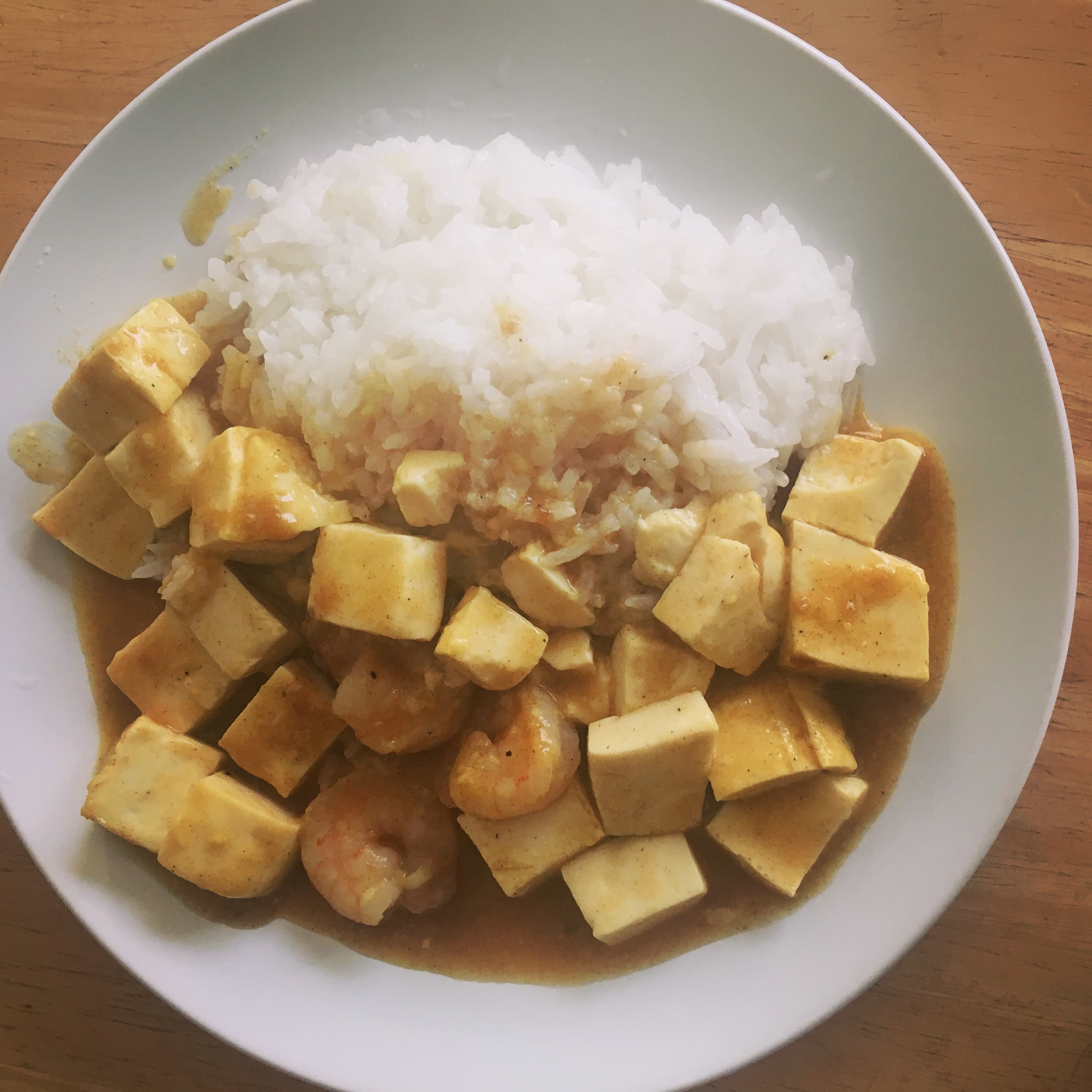 咖喱海鲜豆腐