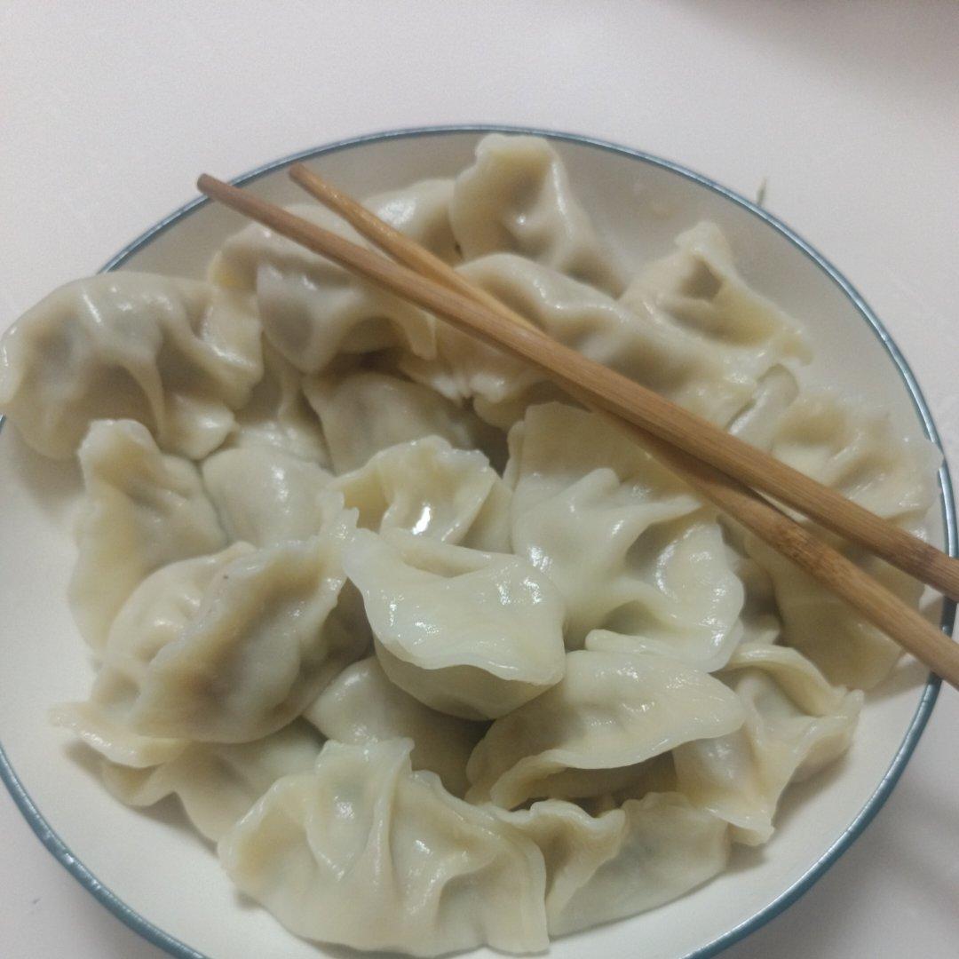 零添加、无公害的槐花饺子馅
