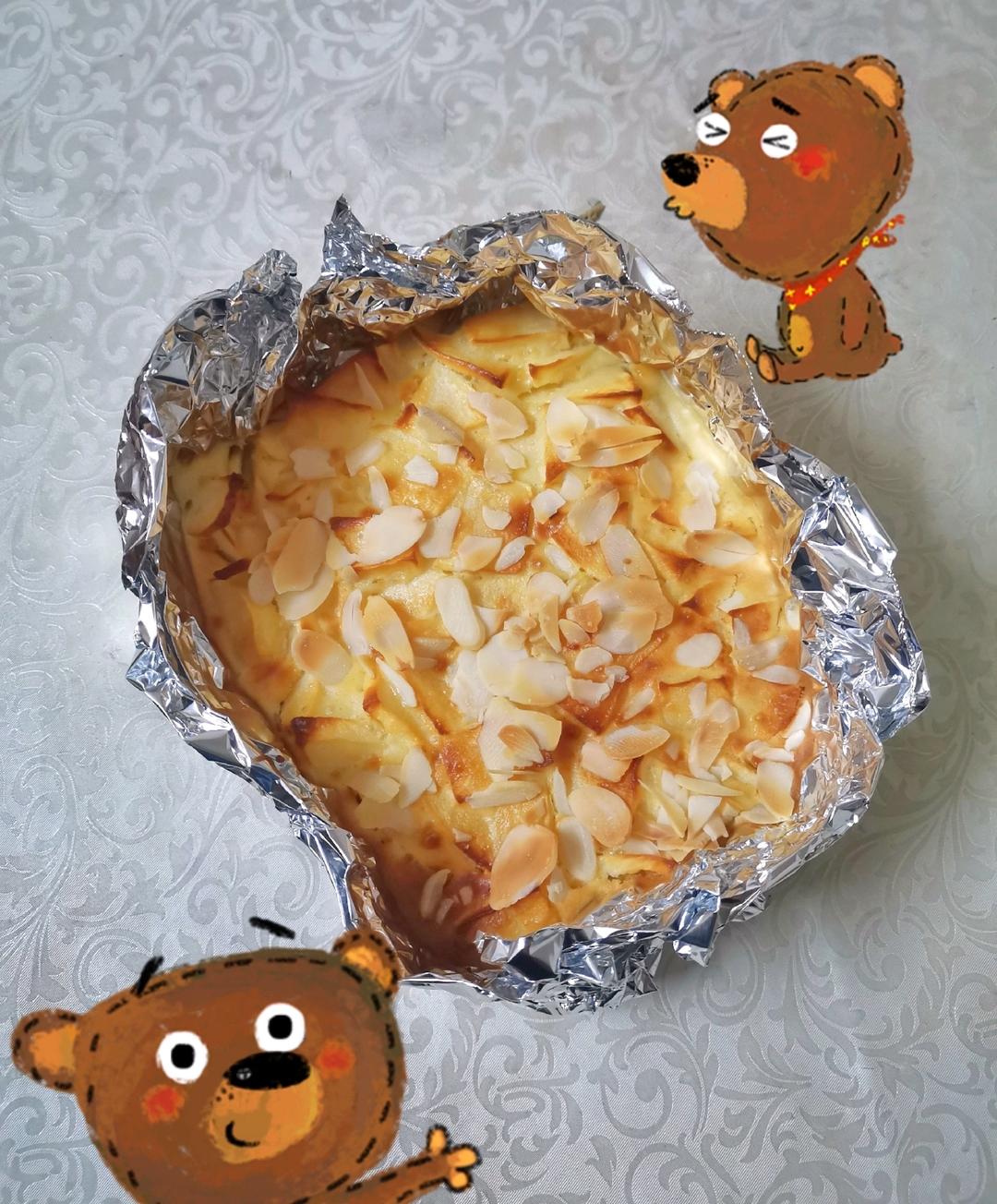 酸奶苹果蛋糕 | 低热量甜品