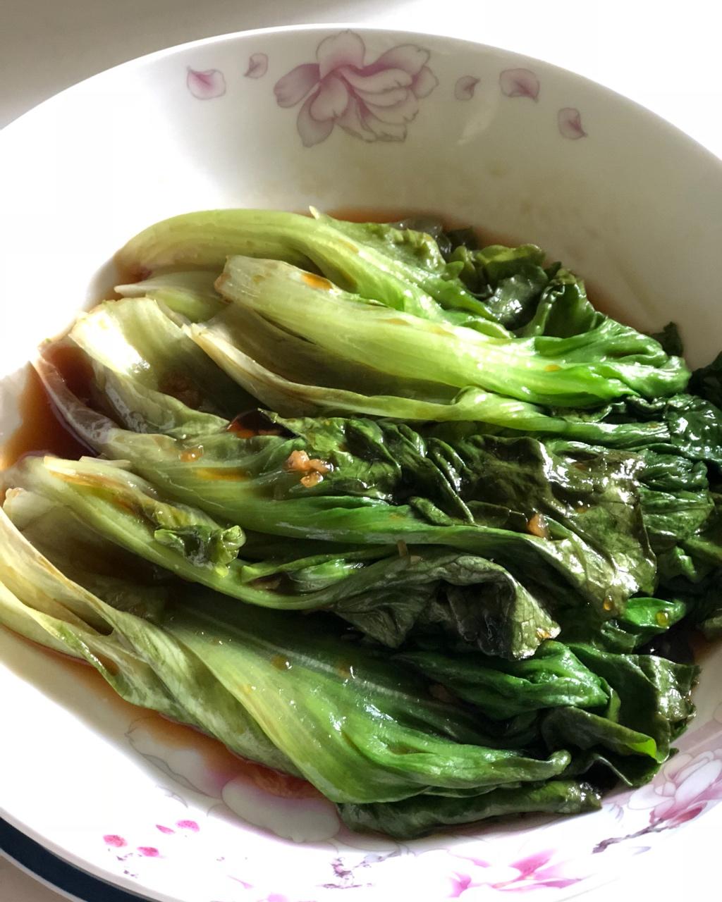 蚝油生菜（翠绿及摆盘秘诀）