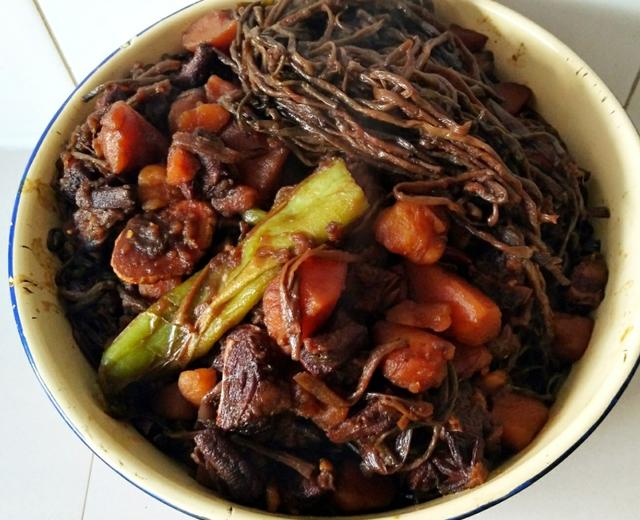 地瓜梗咸菜的做法