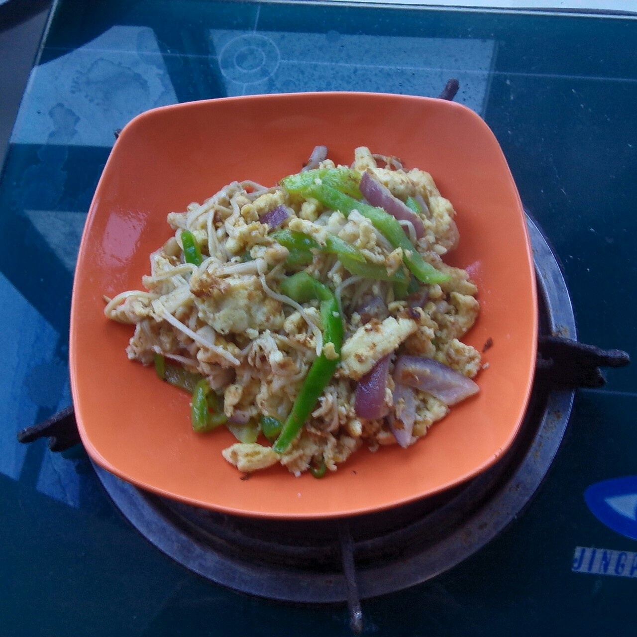 金针菇炒蛋