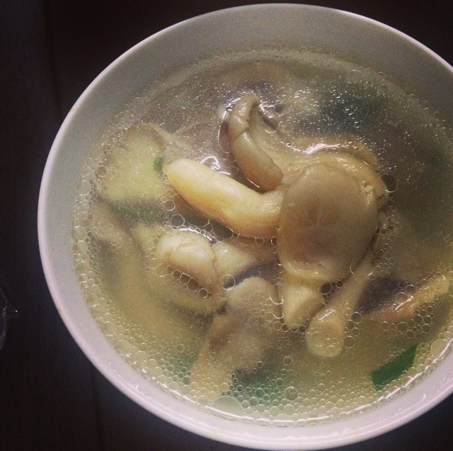 平菇肉片汤