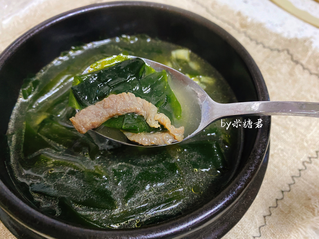 冬季暖胃：韩式海带汤