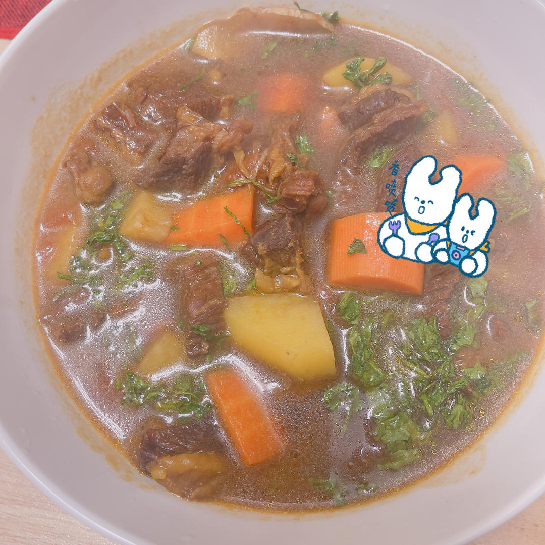 番茄土豆炖牛腩