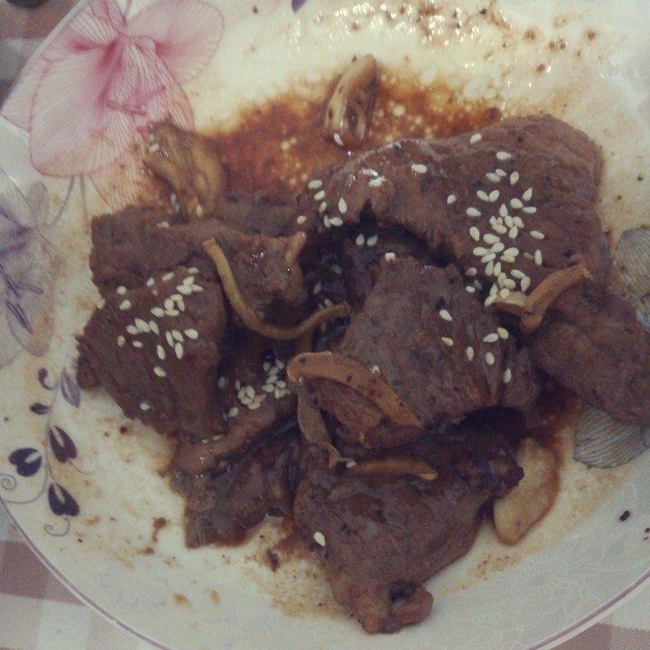 喷香黑椒猪扒饭