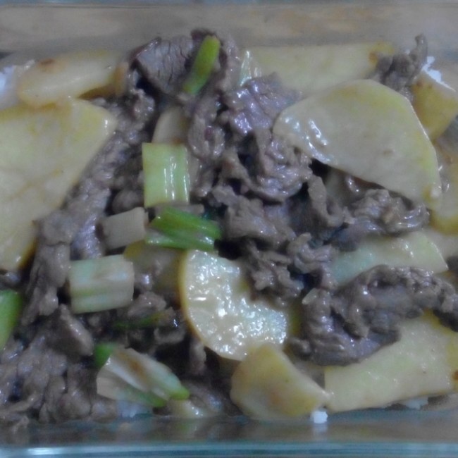 土豆炒牛肉