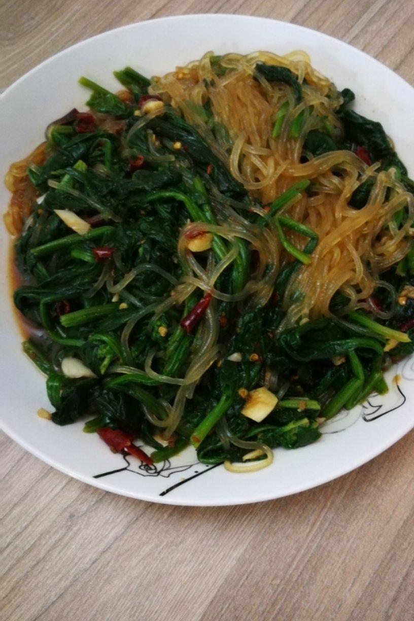 酱拌菠菜粉